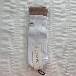 Lucky Honey- The Crew Grip Sock